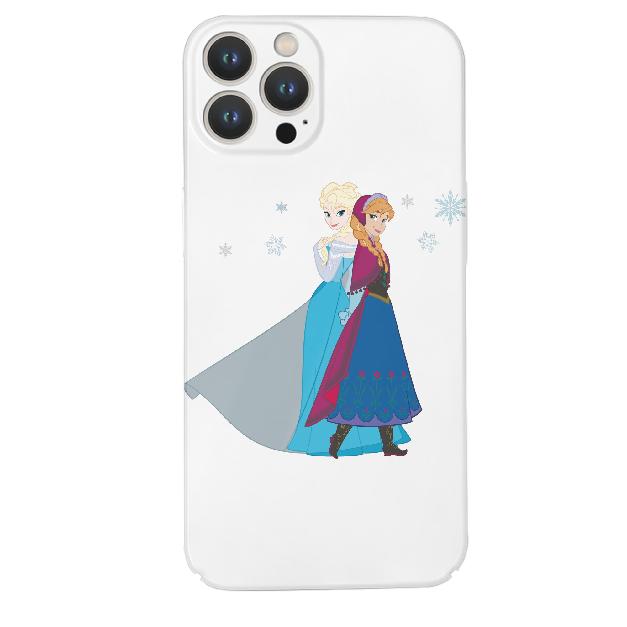 （画像用） アナと雪の女王 アンナ エルサ Frozen Anna Elsa 【iPhone 14シリーズ対応】ハードケース